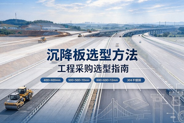 申扎沉降板选择方法