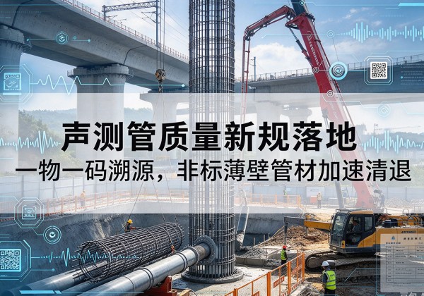 申扎声测管质量新规落地，一物一码溯源，非标薄壁管材加速清退